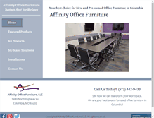 Tablet Screenshot of affinityofficefurniture.com